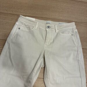 NWT J. Jill Slim Ankle Authentic Fit Jean Light Barley Size 6P Petite